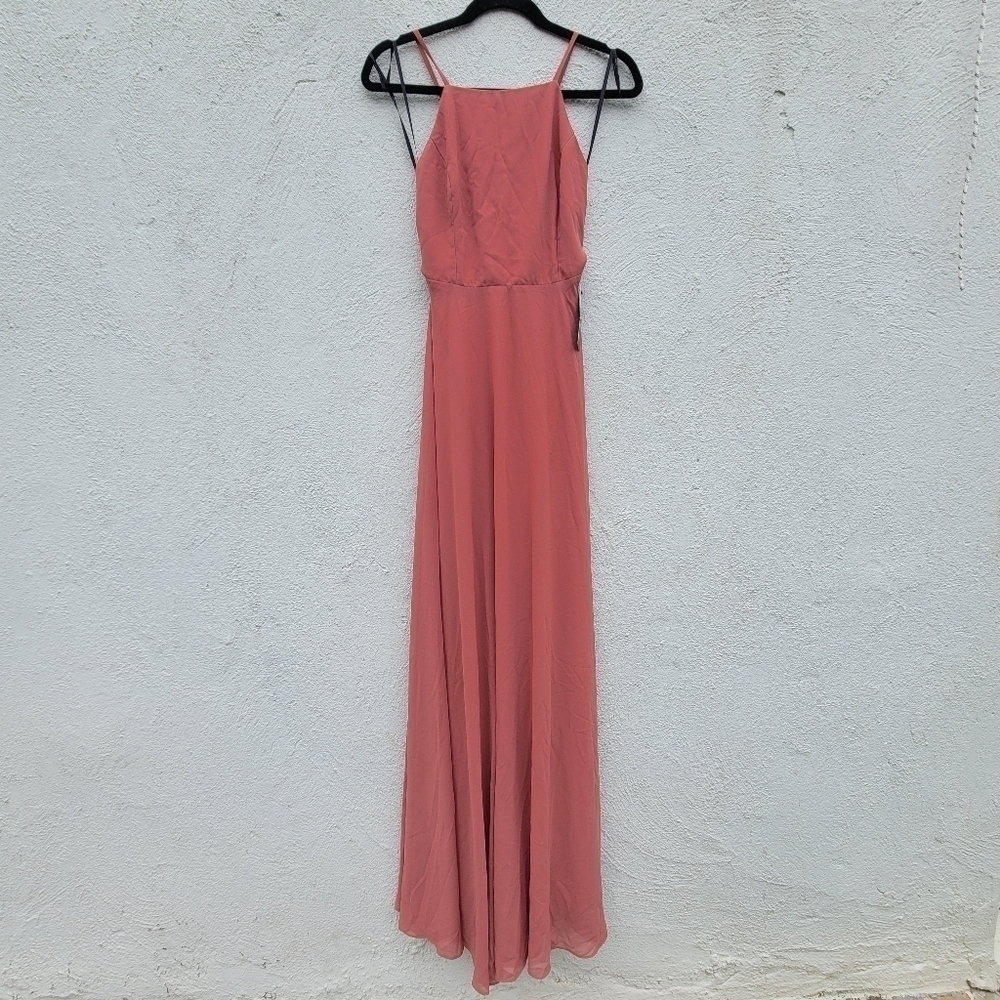 NWT Lulu's criss cross back thin straps maxi dress size M